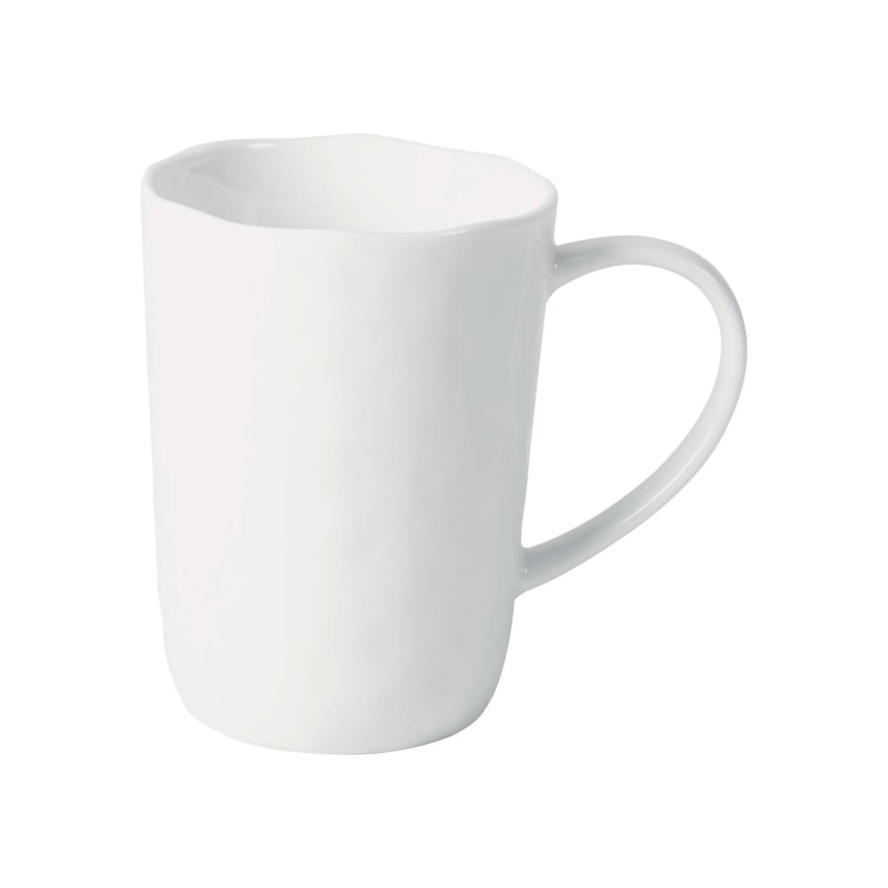 Mug en porcelaine blanche