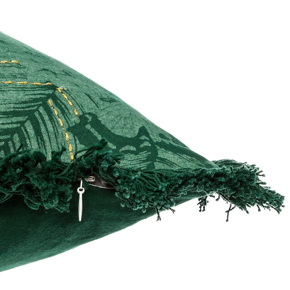 Housse de coussin Vert cotton 40 X 40cm - Maisons du Monde