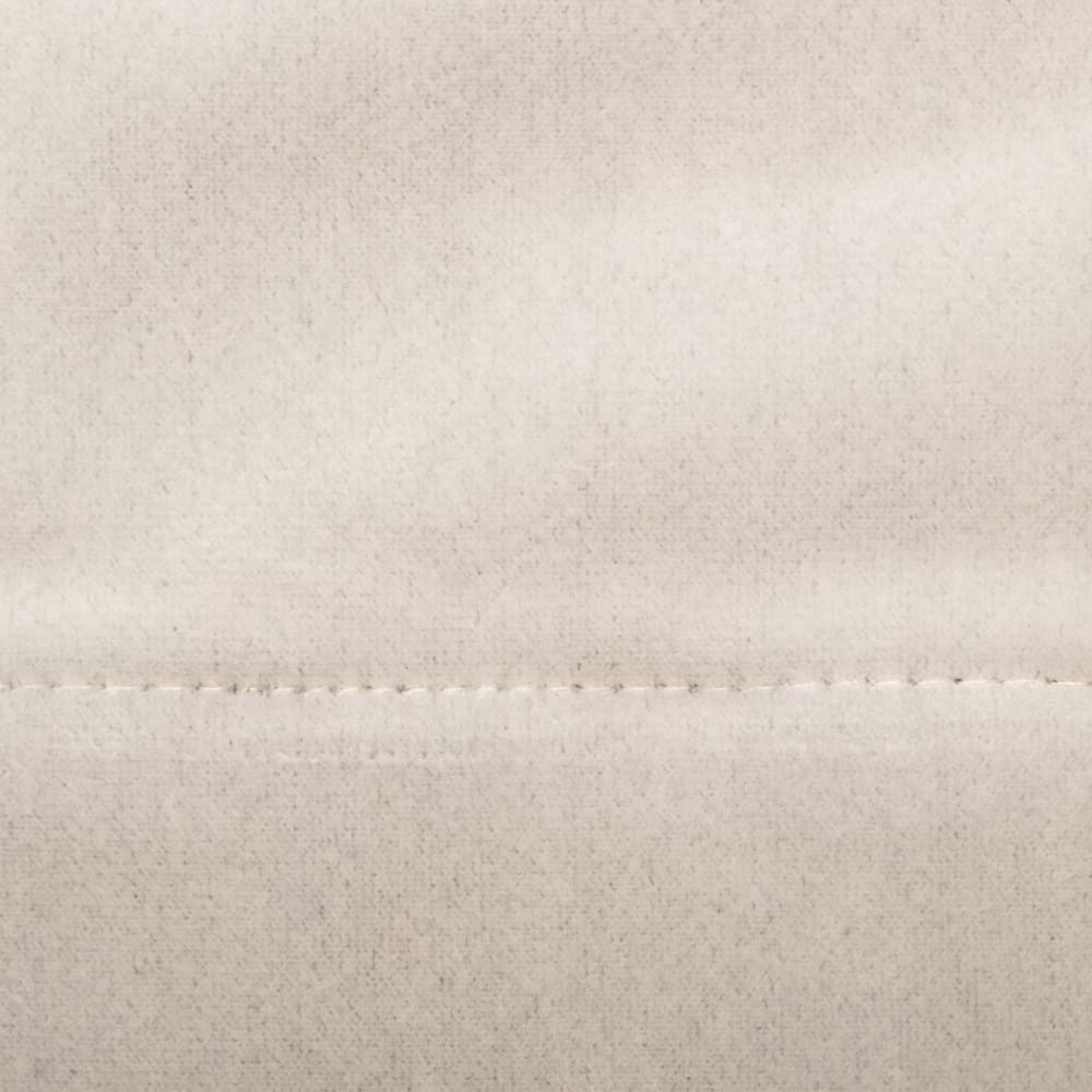 Rideau en velours occultant polyester ivoire 140x260 cm - Maisons du Monde