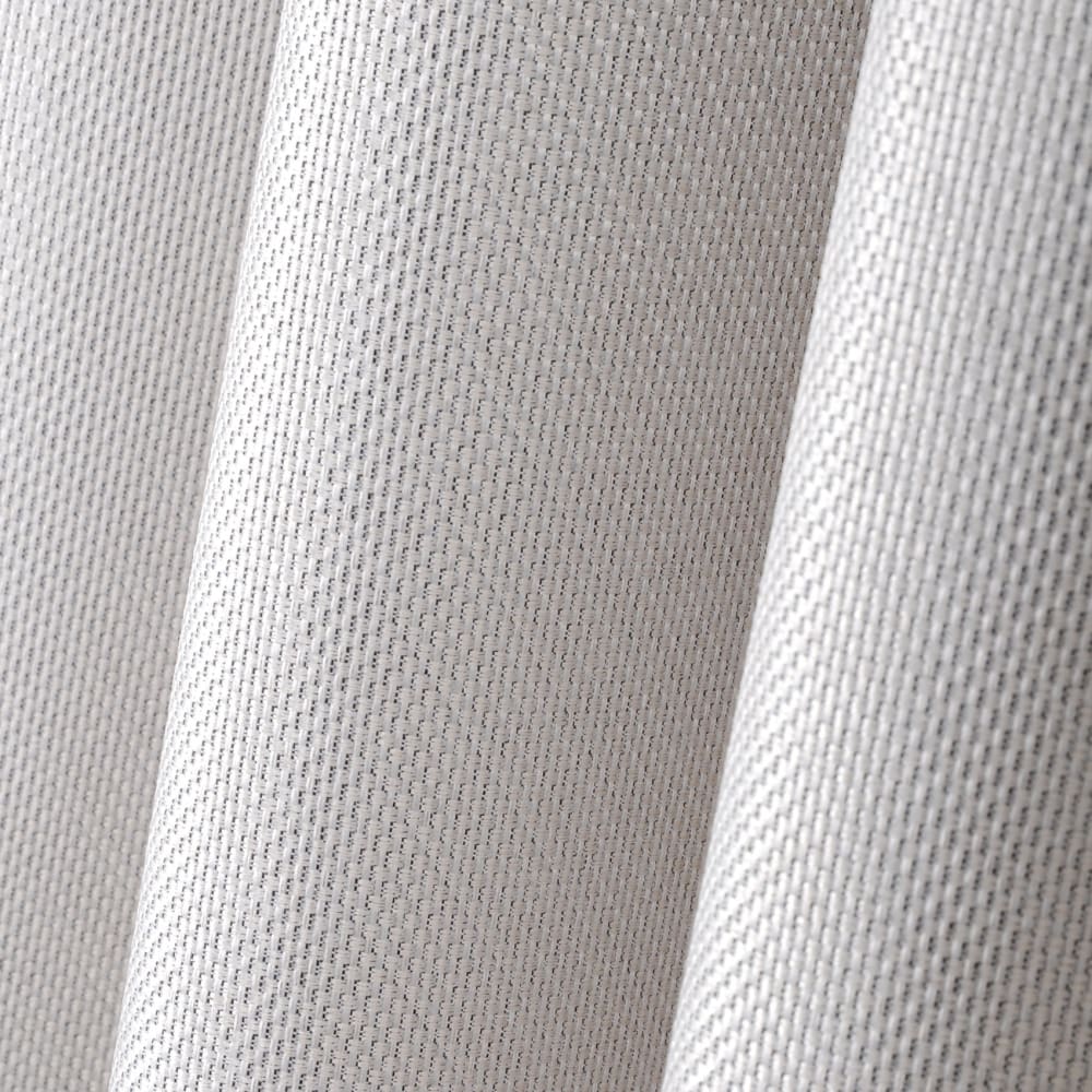 Rideau occultant uni tramé polyester ecru 140x260 cm - Maisons du Monde