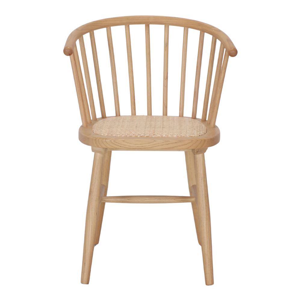 Silla de madera y ratán sherry - naturel - 78x54x50 - Maisons du Monde