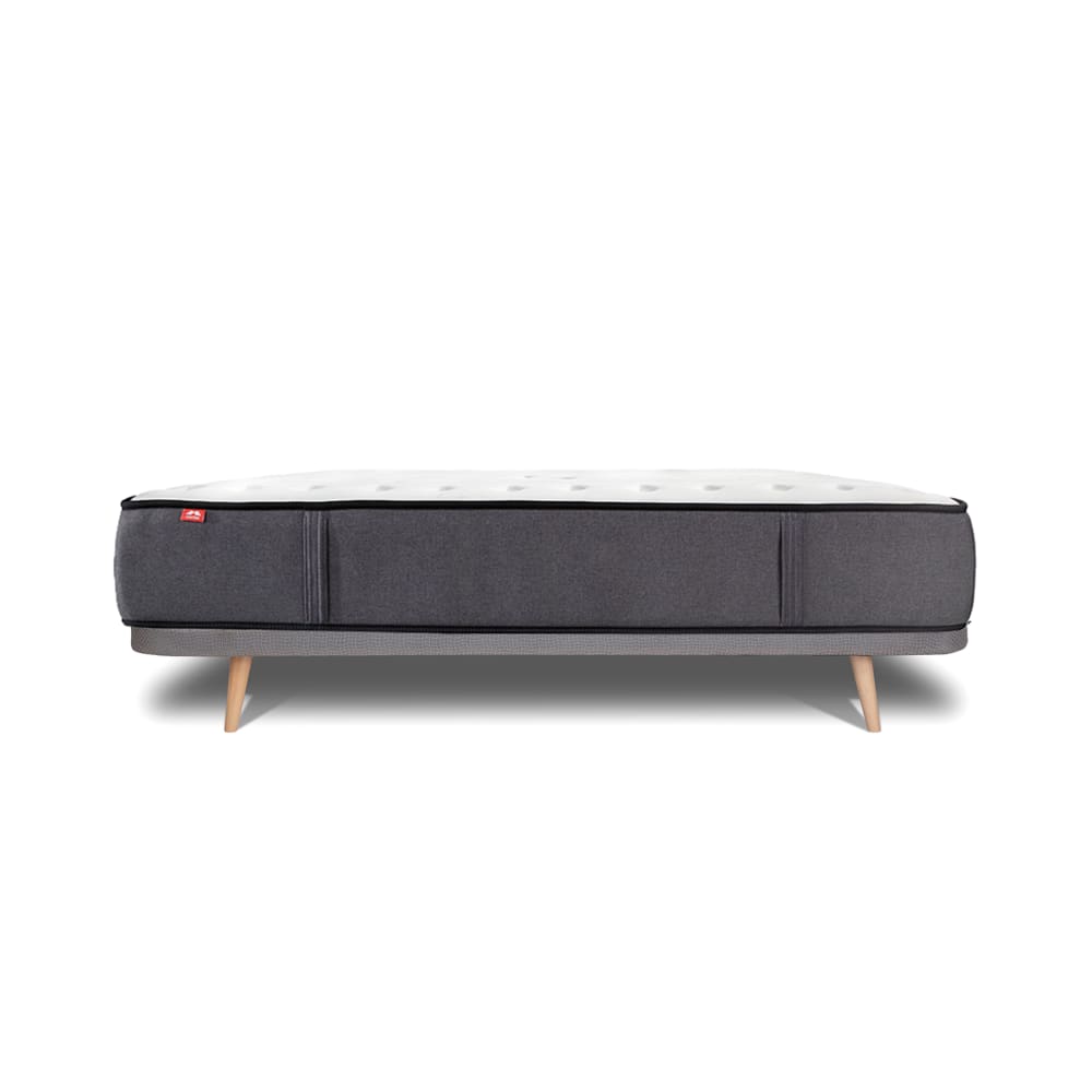 Ensemble de matelas, sommier tapissé et oreiller 160x200