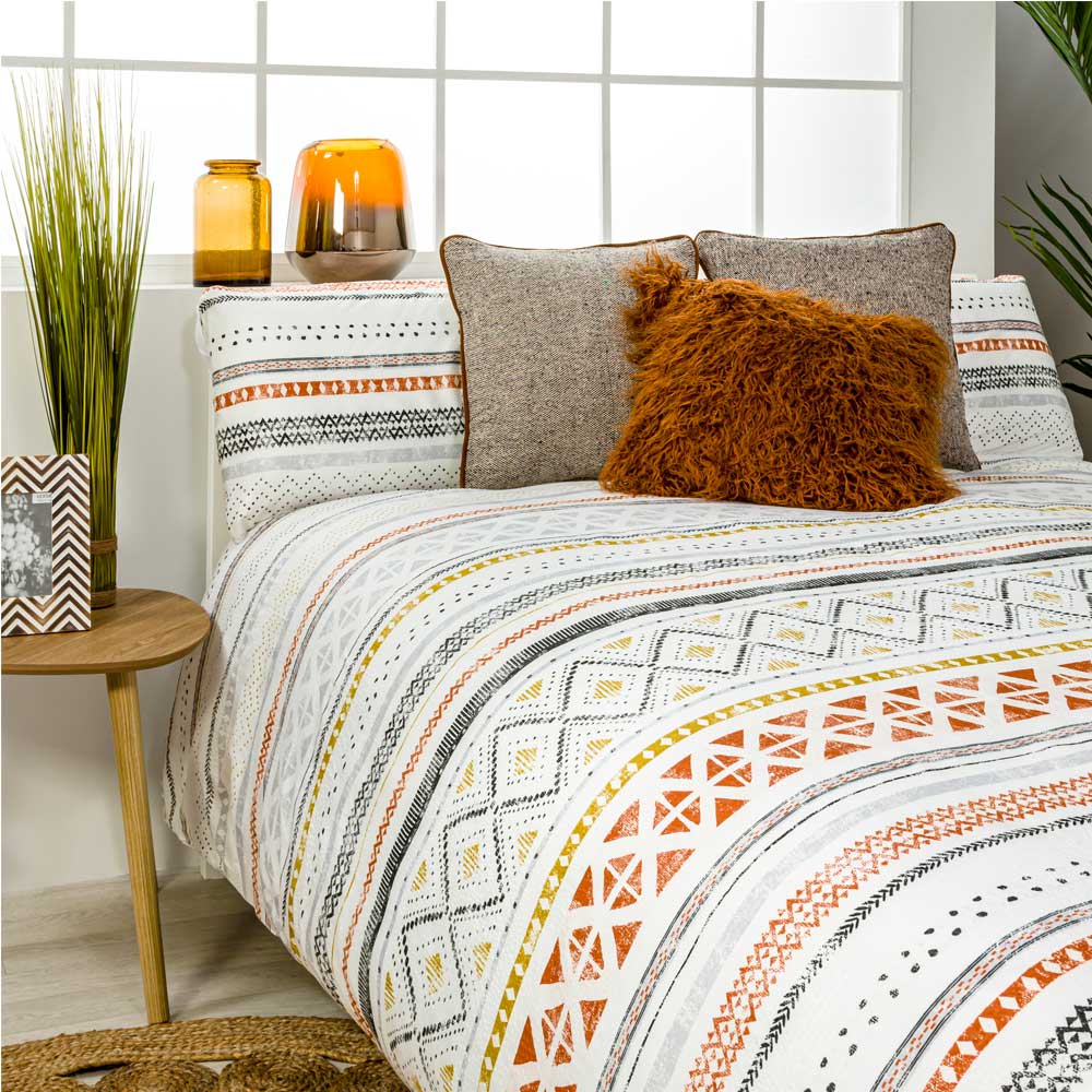 Funda nórdica microfibra bambula multicolor (150 X 220 cm) Cama de 90