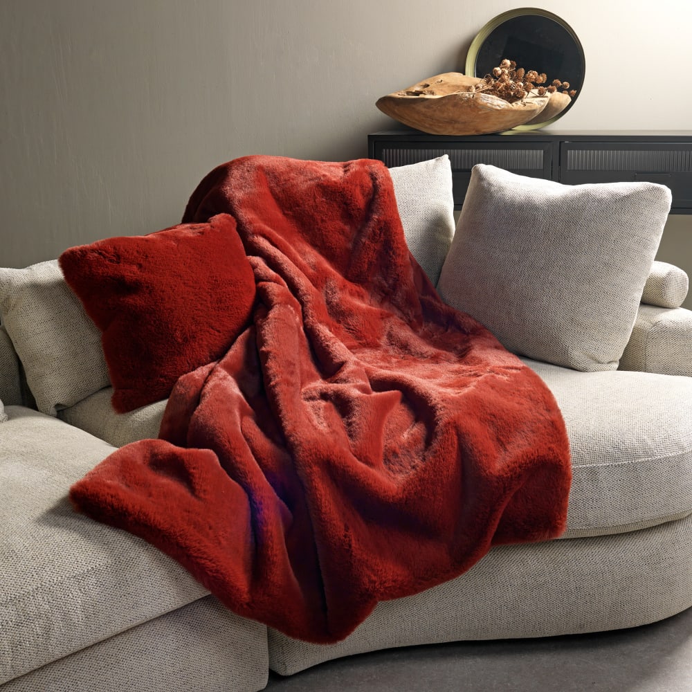 Plaid rouge 140x180 cm