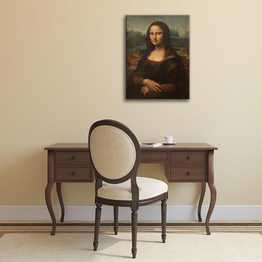 Cuadro lienzo - Mona Lisa - Leonardo da Vinci - cm. 60x85 - Maisons du Monde