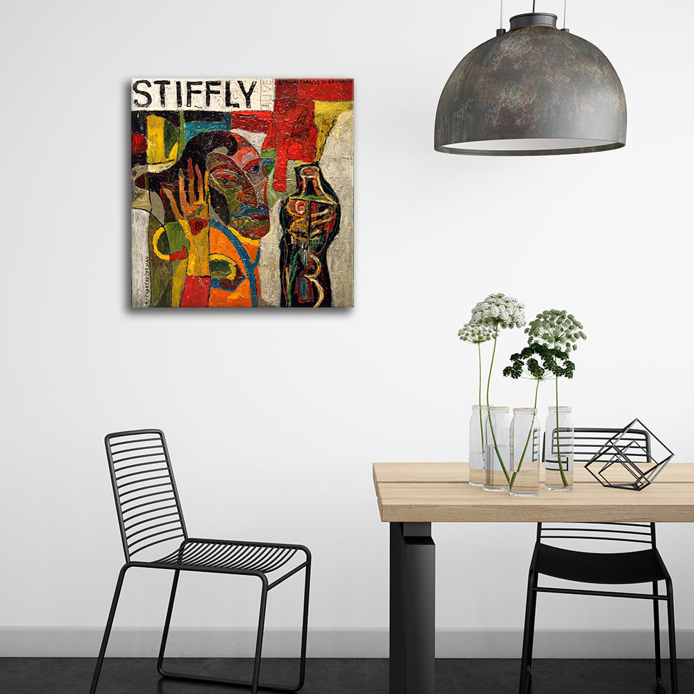 Tableau impression sur toile Stiffly Maxim Bashev 90x90cm - Maisons du Monde