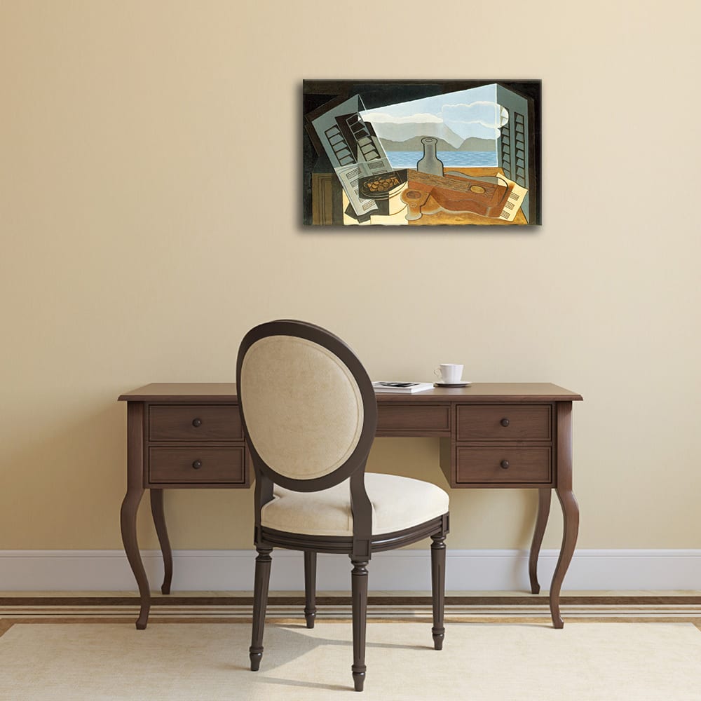 Tableau impression sur toile La Fenêtre Ouverte Juan Gris 80x120cm