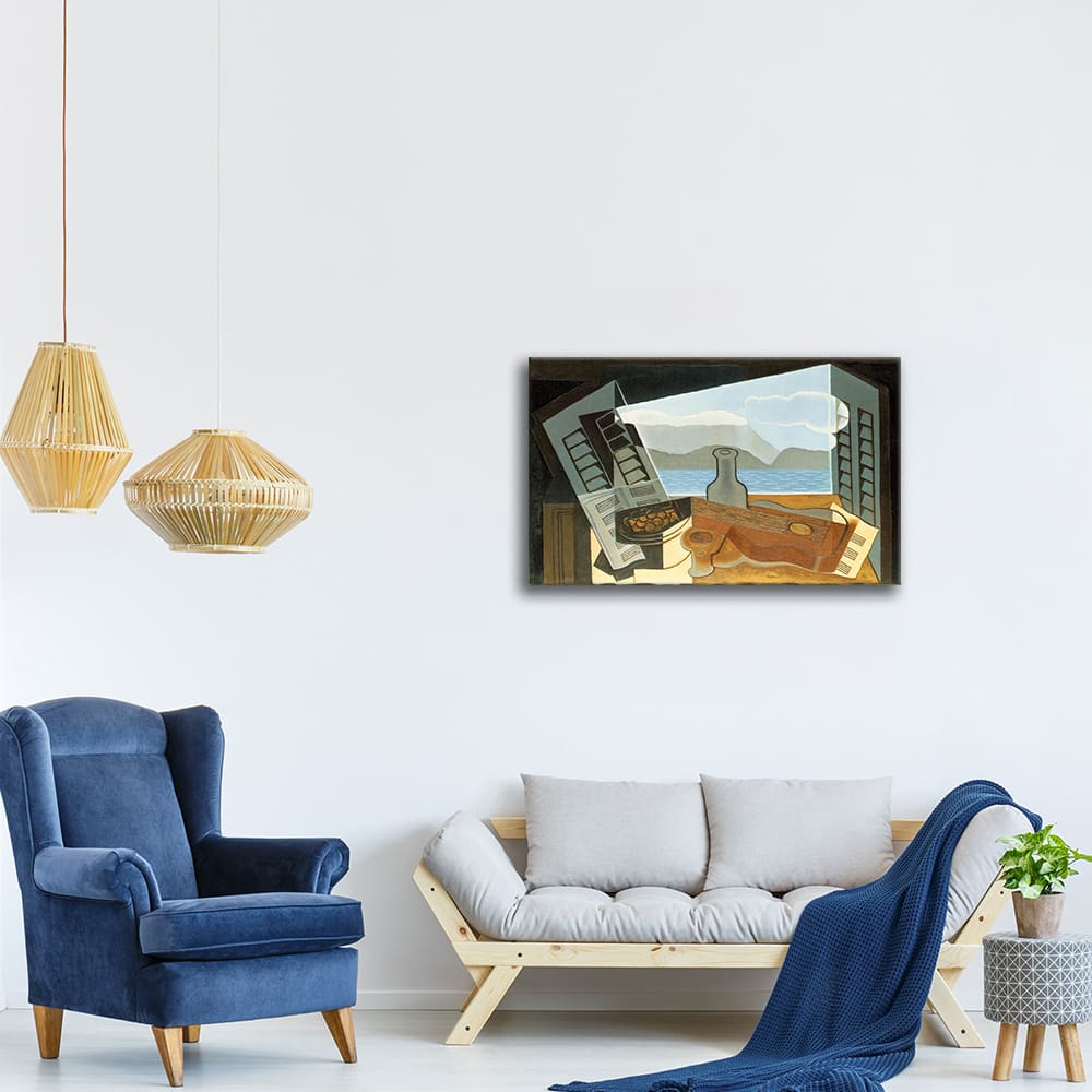 Tableau impression sur toile La Fenêtre Ouverte Juan Gris 80x120cm — vue 4