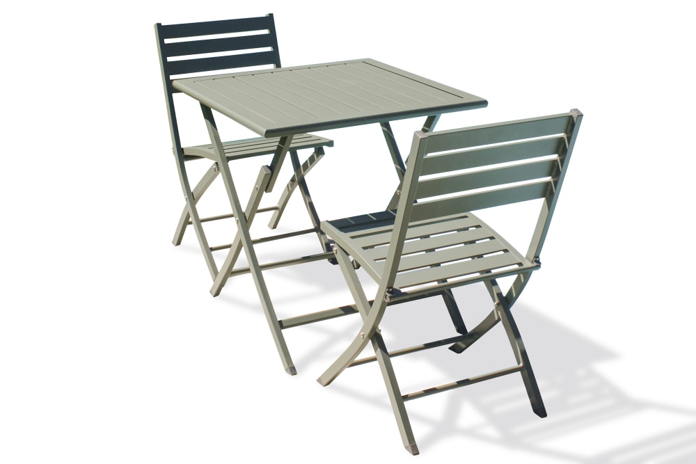 2-Sitzer-Garten-Essgruppe, Aluminium