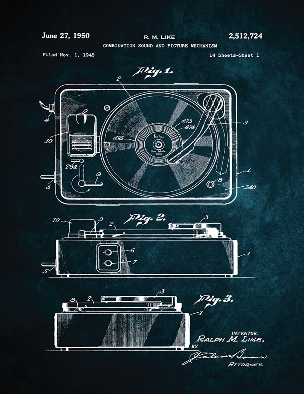 Tableau sur toile platine 30x40