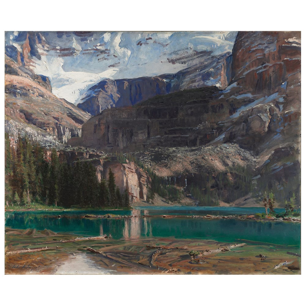Stampa su tela - Il Lago O'Hara - John Singer Sargent cm. 50x60 - Multicolore - PES - Poliestere