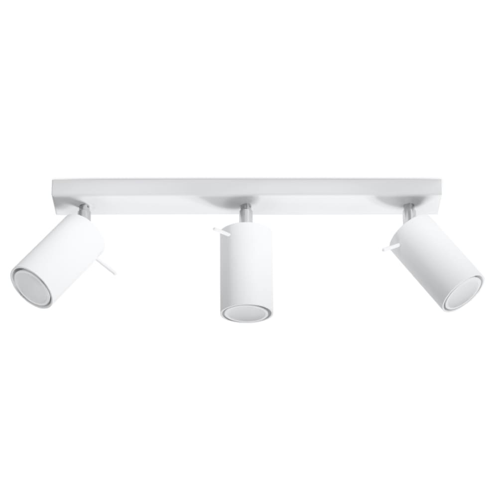 Lámpara de techo blanco acero alt. 16 cm