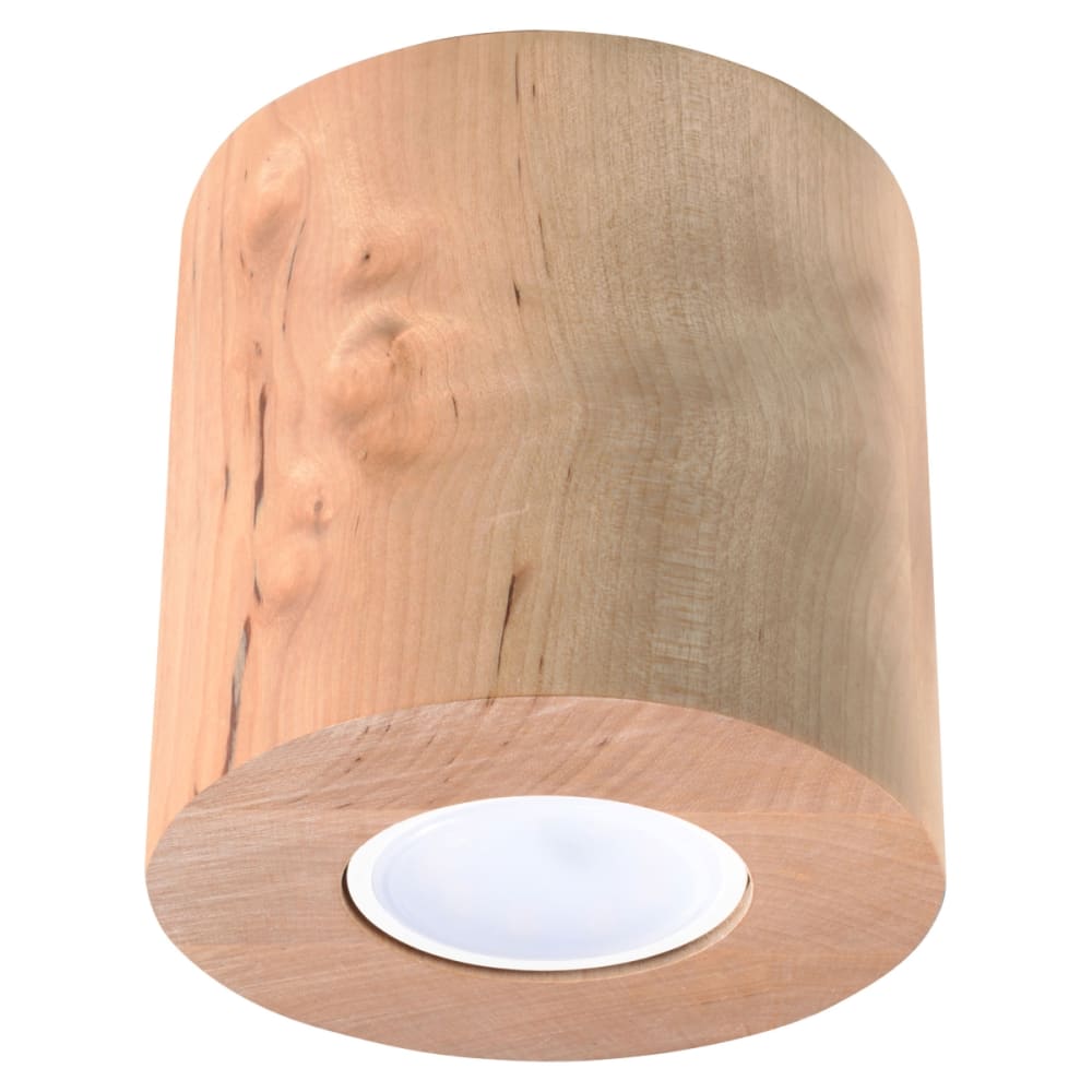 Plafonnier Bois Bois Naturel GU10 1 Orbis