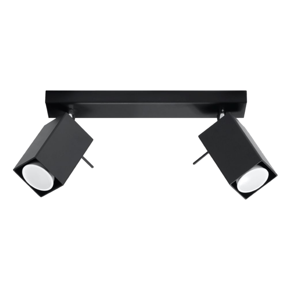 Lampada a soffitto nera acciaio - Modello Classico chic - Acciaio