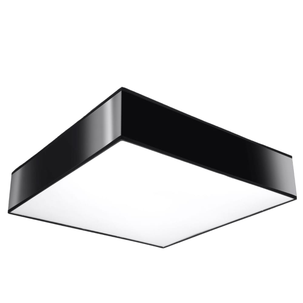Plafonnier pvc Noir E27