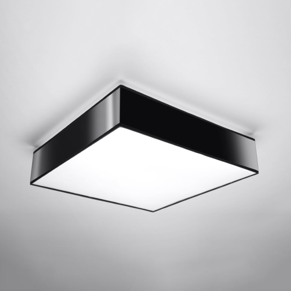 Lámpara de techo negro cloruro de polivinilo alt. 11 cm - Maisons du Monde
