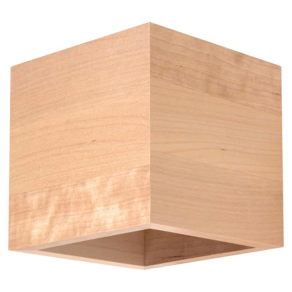 Lámpara de pared madera natural madera alt. 10 cm