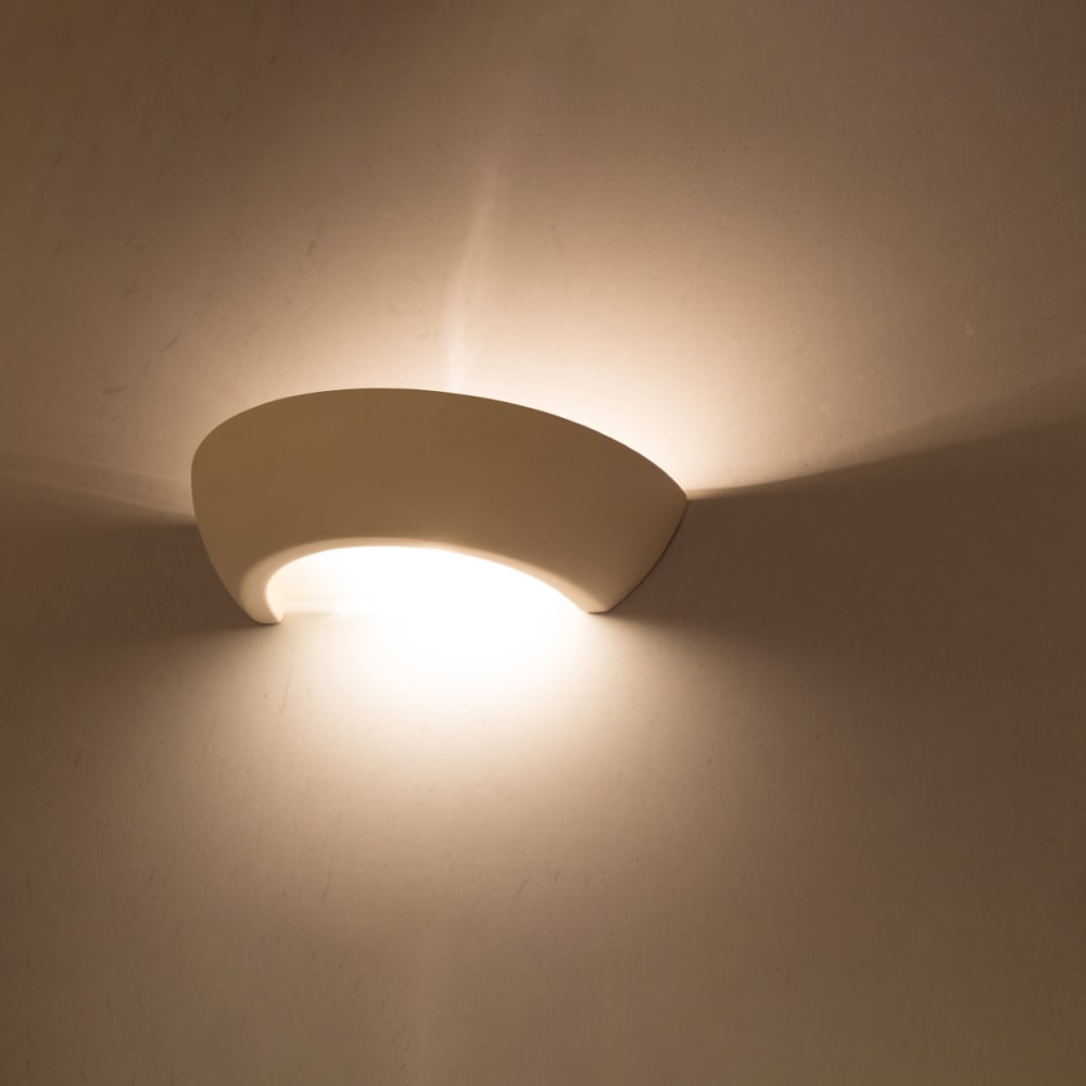 Applique Céramique Blanc E27 1 Oskar — vue 4