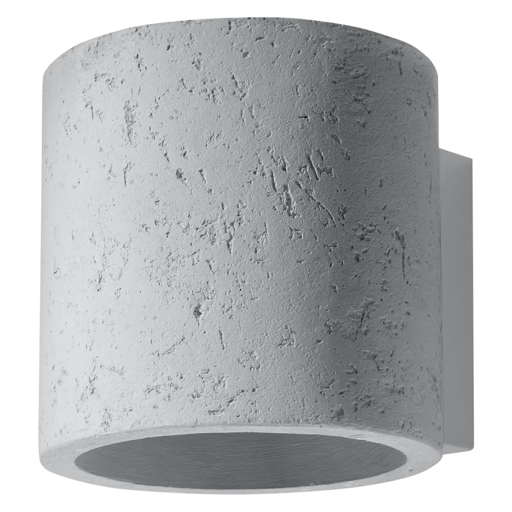Applique béton gris H 10 cm
