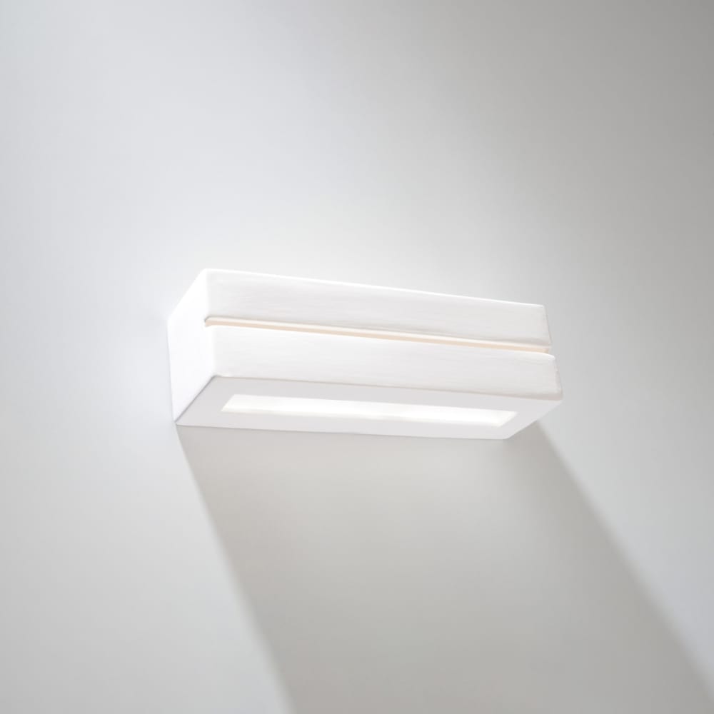 Applique Céramique Blanc E27 1 Vega Line — vue 3