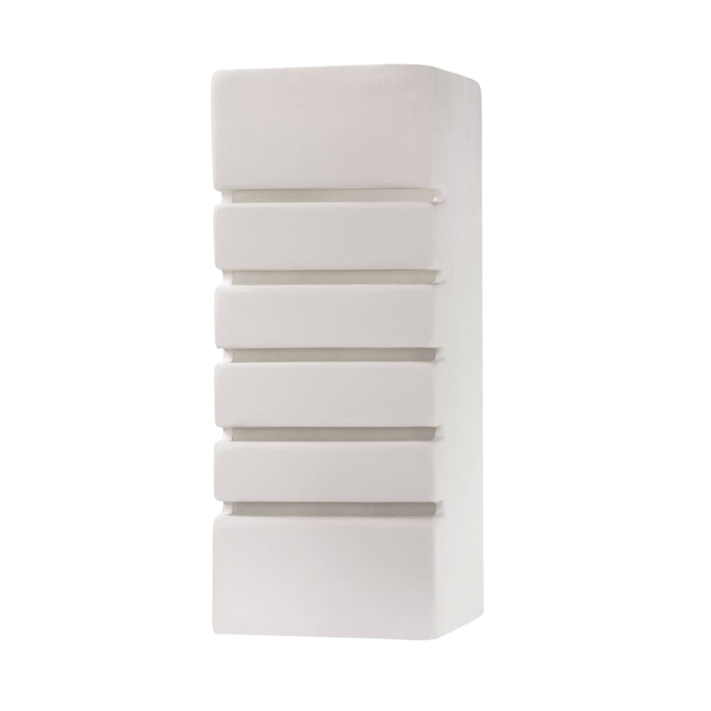 Lampada da parete bianca ceramica/vetro - Sollux Lighting