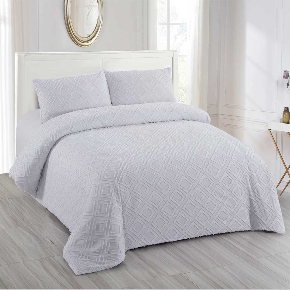 Funda nórdica microfibra blanca 240x220 Cama de 150
