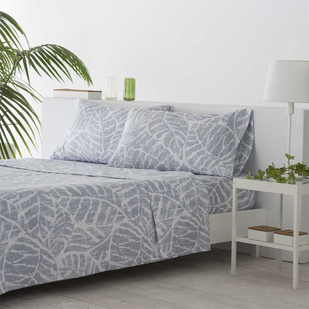 Juego de sábanas microfibra hipoalergénica gris 180x260 Cama 105