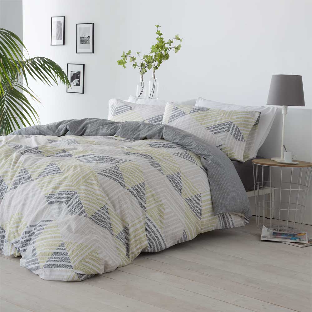 Funda nórdica reversible microfibra gris 150x220 Cama de 90