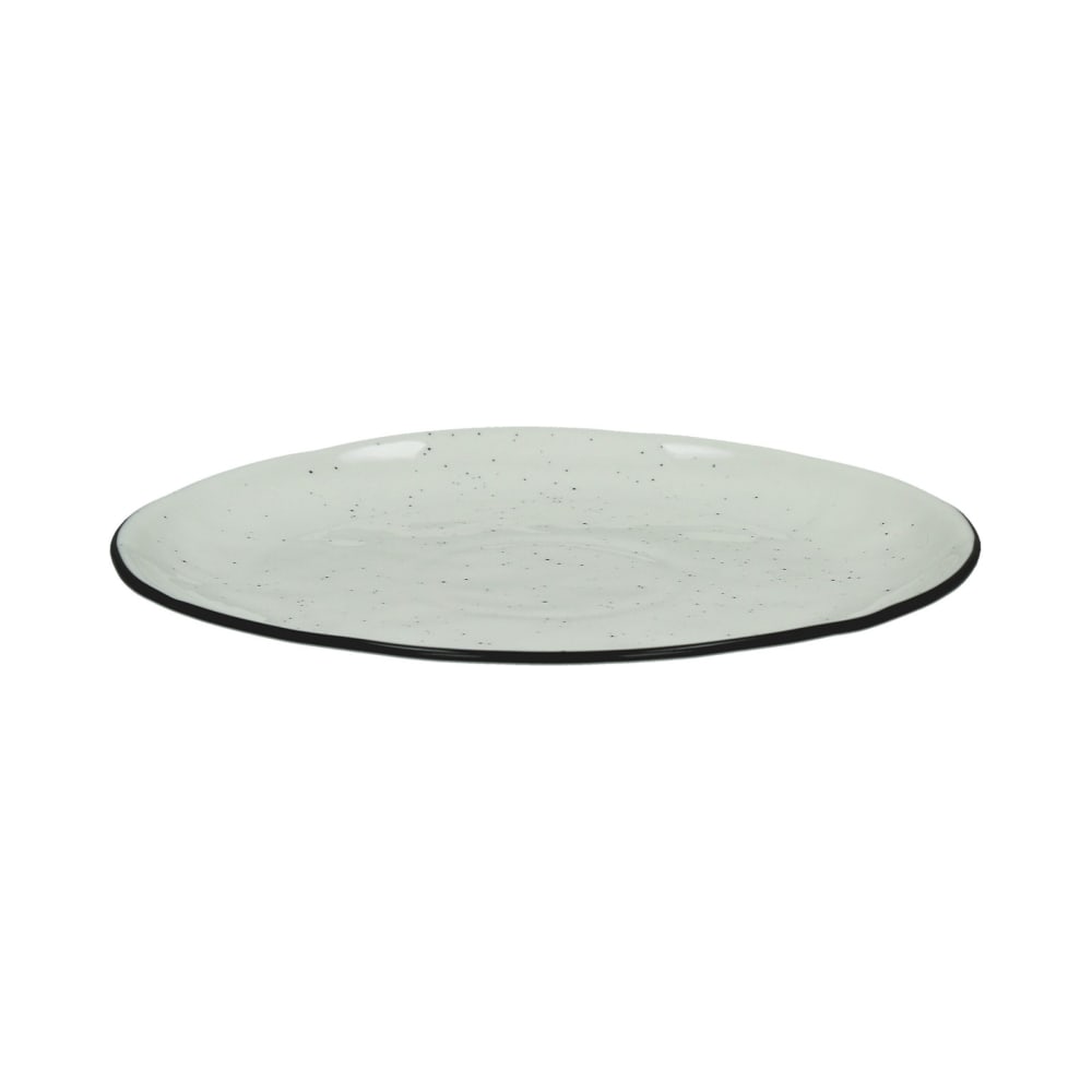 Assiette à dessert en porcelaine blanche