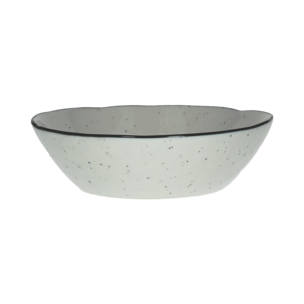 Bol à soupe en porcelaine blanche d18