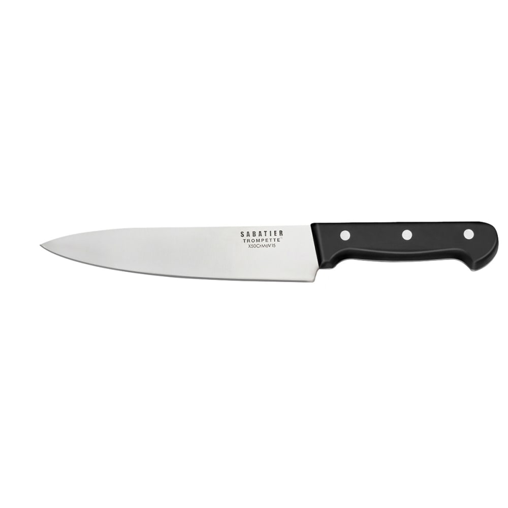 Cuchillo de cocina 20 cm Acero 5Cr15MoV + ABS Negro
