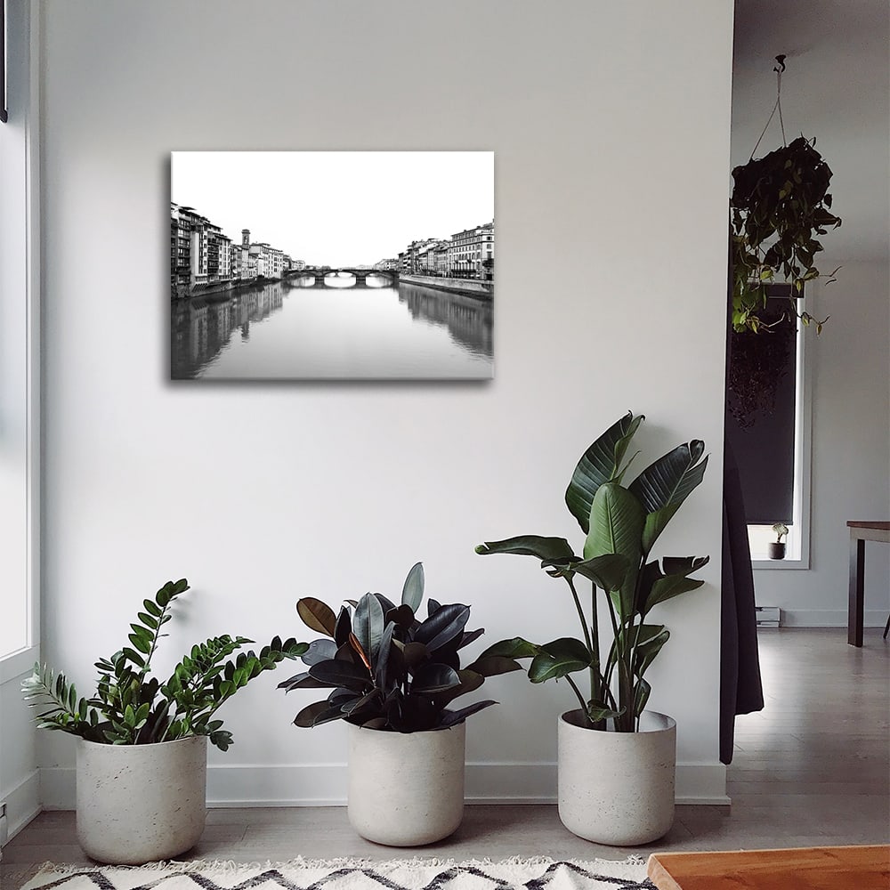 Stampa su tela - Un Ponte sul fiurme cm. 60x80 - Legendarte
