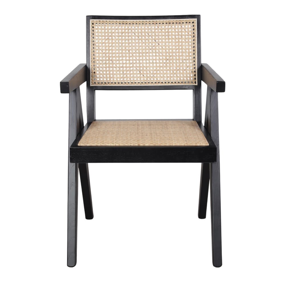 Silla de madera - negro - 86x57x60 - Maisons du Monde