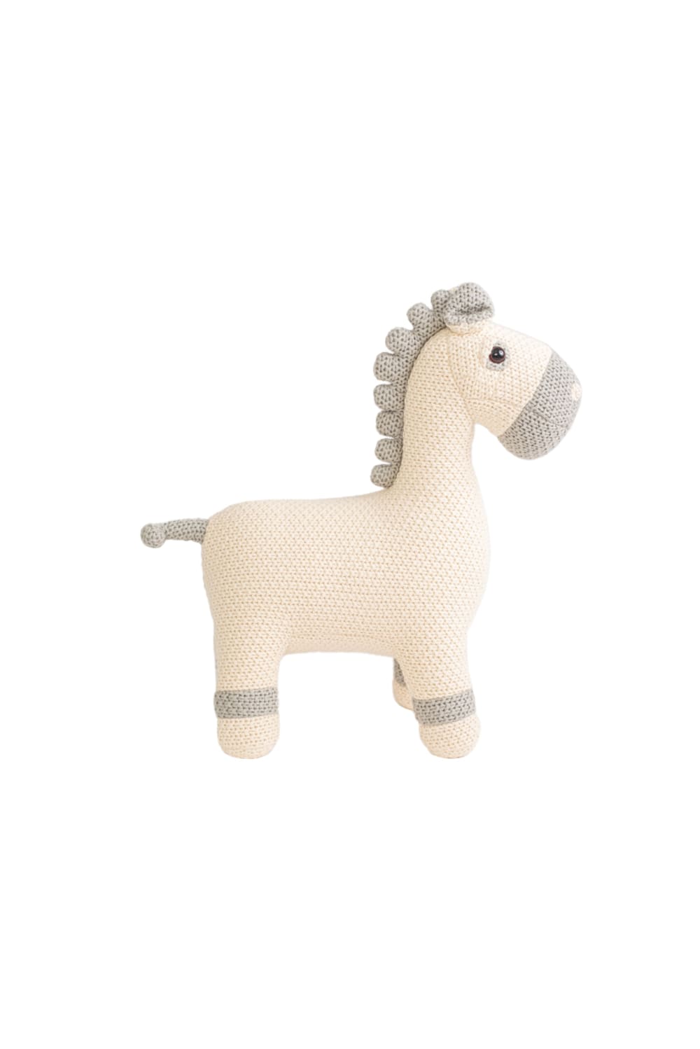 Peluche mini-jument 100% coton blanc - Maisons du Monde