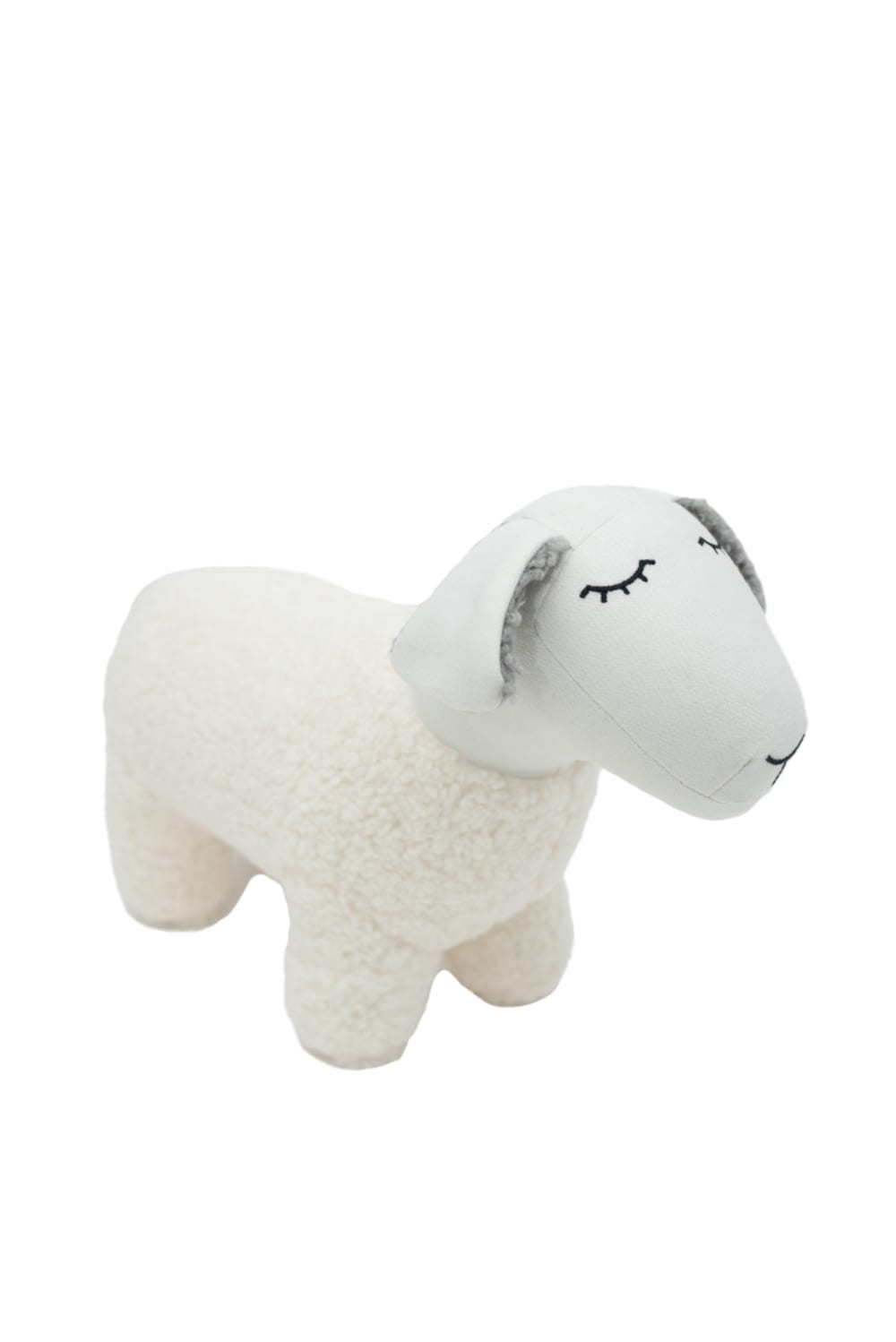 Peluche oveja mini de algodón 100% blanco 49X18X34 cm