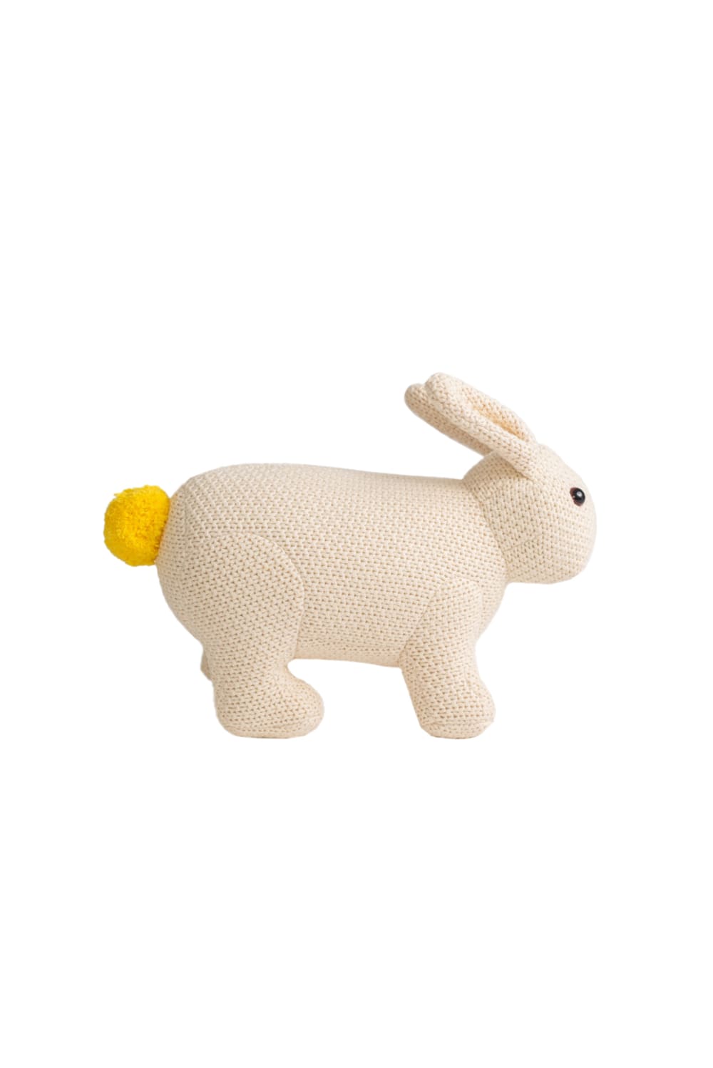 Peluche mini-lapin 100% coton blanc - Maisons du Monde