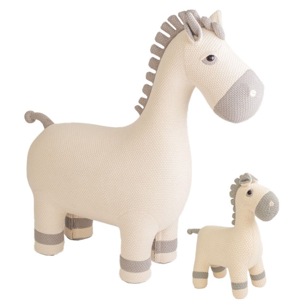 Pack peluches yeguas de algodón 100% blanco