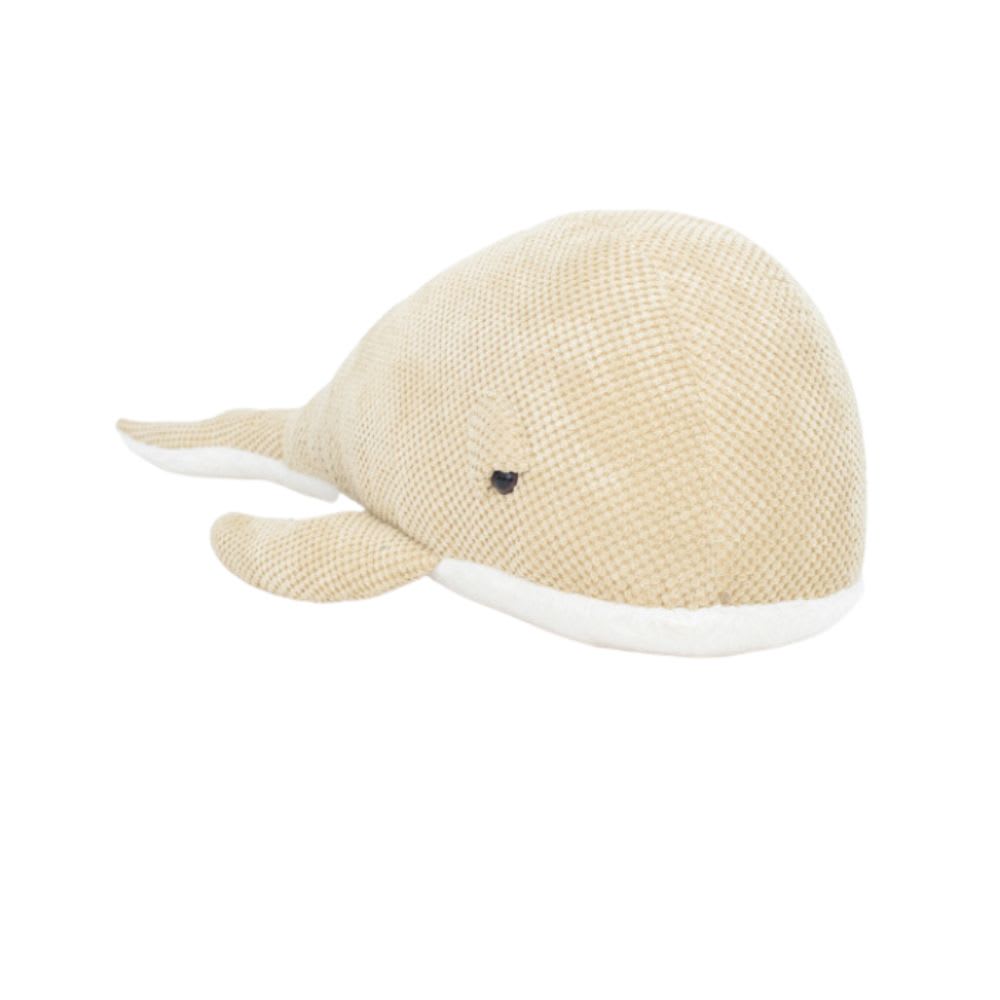 Peluche Asiento ballena de algodón 100% beig 94X43X33 cm