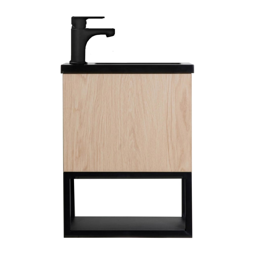 Ensemble lave-mains  - suspendu noir