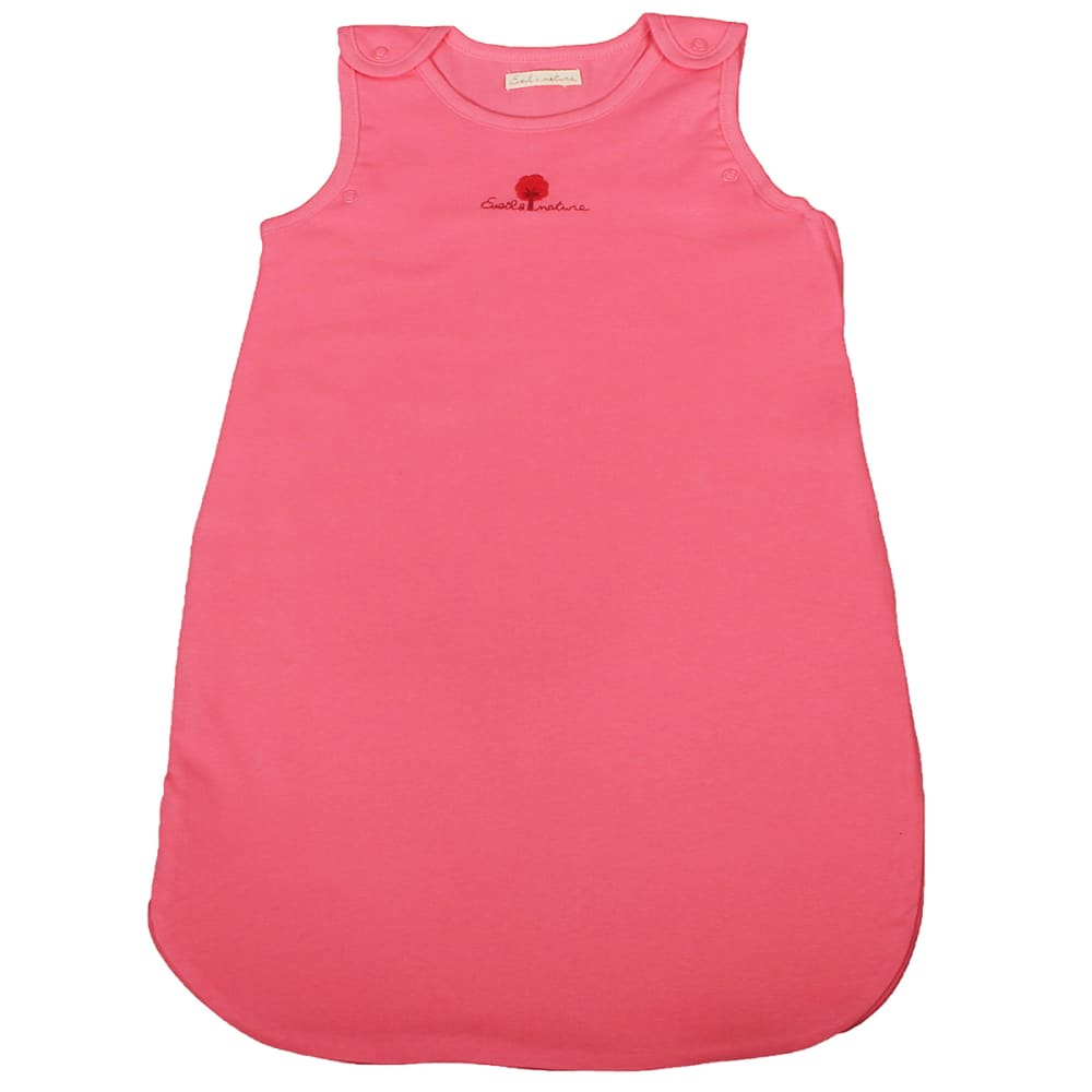 Eveil et Nature Leichter Schlafsack 70 cm 0-6 Monate TOG 0.5 Bio-Baumwolle ROT BAUMWOLLE Baby