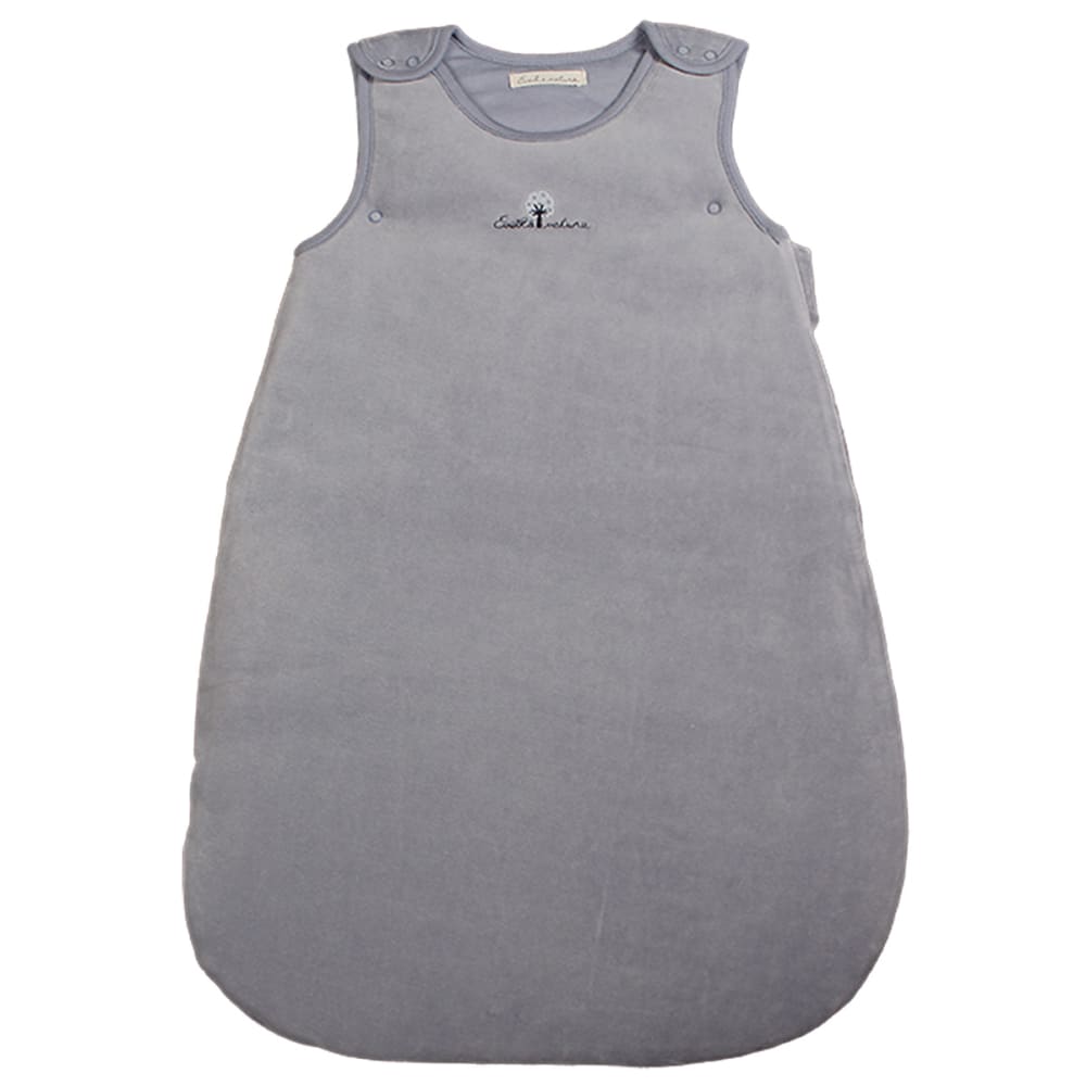 Eveil et Nature Winterschlafsack 70 cm 0-6 Monate TOG 2.5 Bio-Baumwolle BLAU Öko-Tex Zertifikat BAUMWOLLE Baby