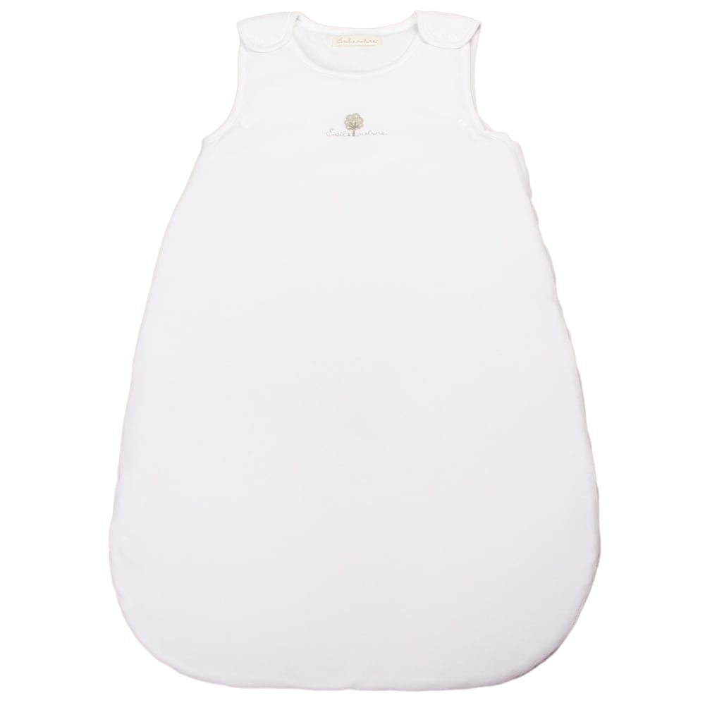 Eveil Et Nature - Gigoteuse hiver 70 cm 0-6 mois Coton bio Blanc