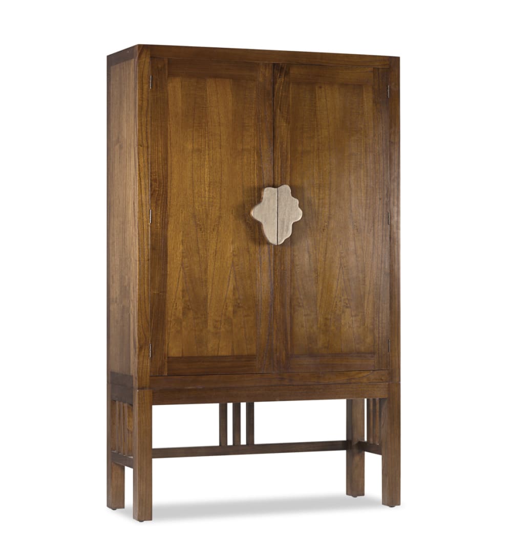 buffet haut en bois marron