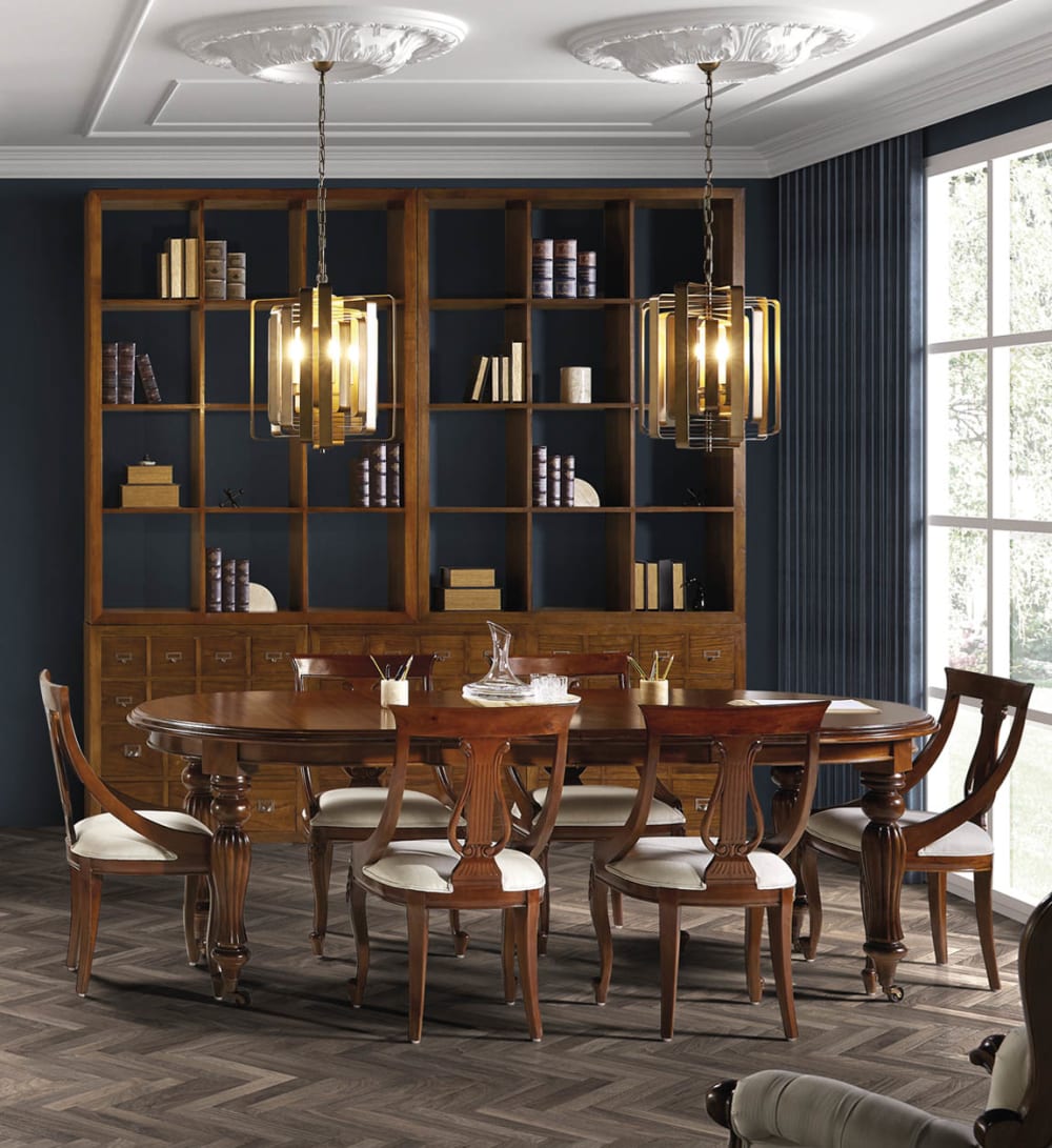 Stuhl aus Mahagoni-Holz und Polyester, braun - Maisons Du Monde