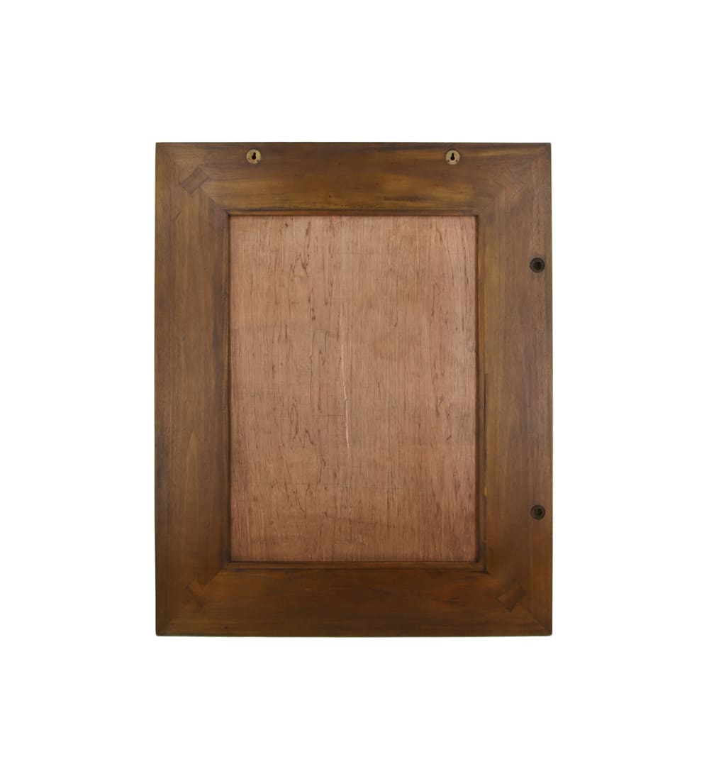 Miroir en bois d'acajou marron 80x100 - Maisons du Monde