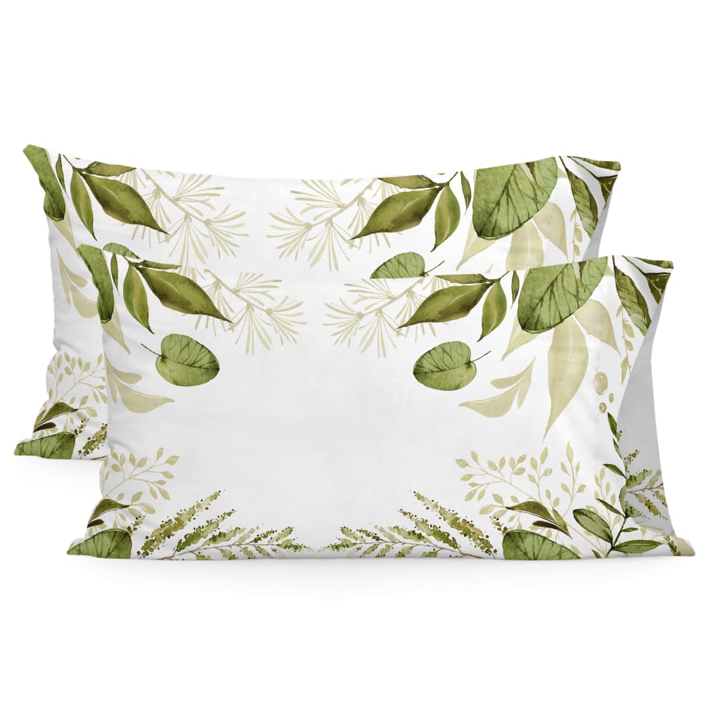 Taie d'oreiller 100% Coton Multicolore 50x75 cm (x2)