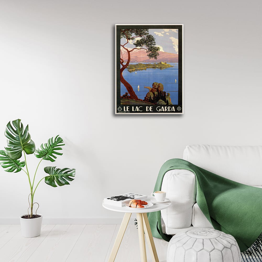 Poster turistico Le Lac de Garda cm. 50x70 - Legendarte