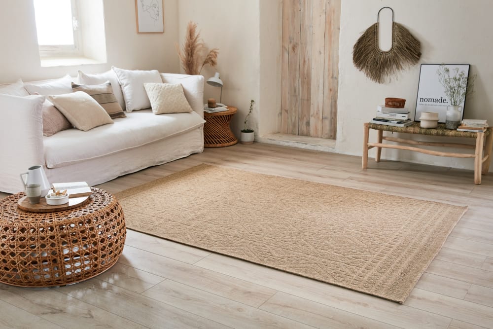 Tapis intérieur extérieur aspect jute effet sisal 160x230 — vue 3