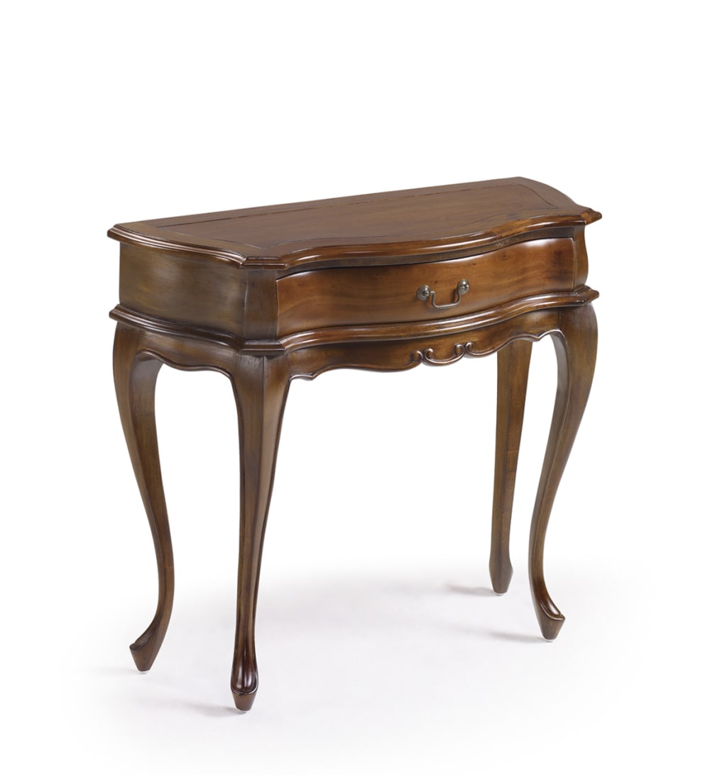 Console en bois d'acajou marron L 87 cm