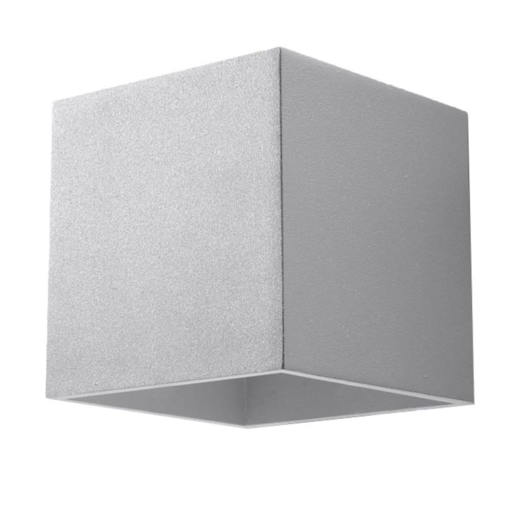Lampada da parete grigia alluminio - Modello Classico chic - Alluminio
